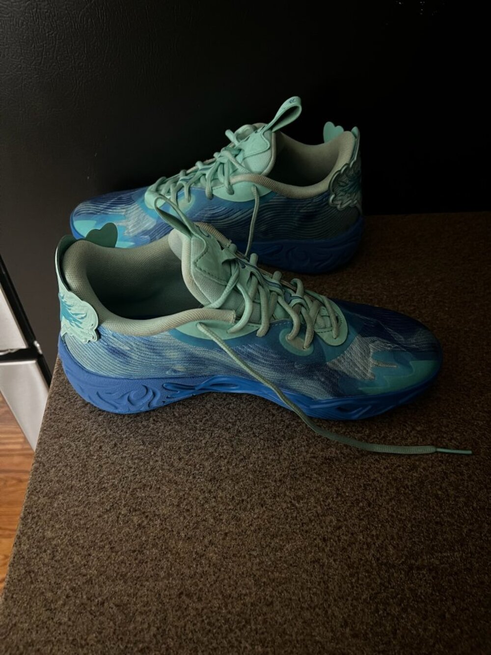 PUMA Kids Boys X Lamelo Ball Mb.04 Lo Team Basketball Sneakers Shoes - Blue US 8 - Picture 5 of 8
